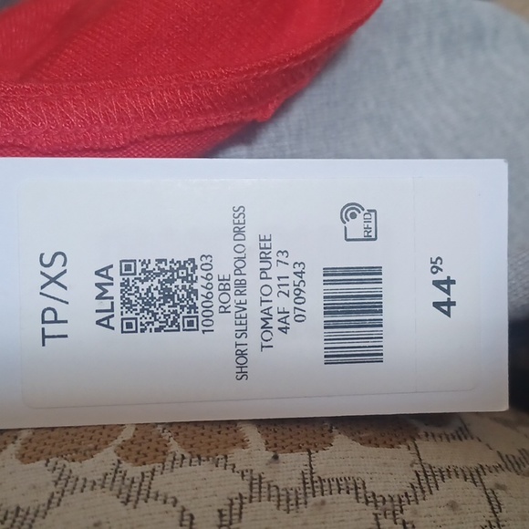 Red polo dress, xs, Dynamite - Picture 4 of 4